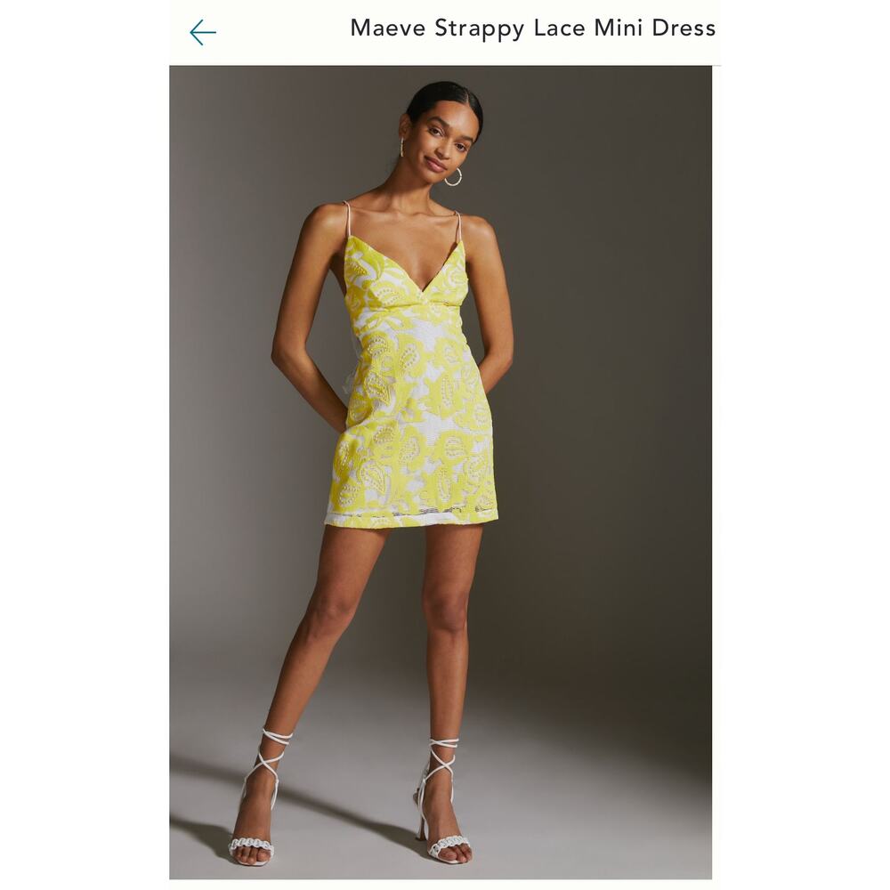 Maeve Strappy Lace Mini